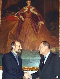 سولانا و لاريجانی