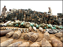 Quartel de insurgentes no Iraque