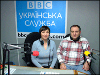 гості Бі-Бі-Сі С.Конончук і В.Дубровський