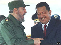 Fidel Castro e Hugo Chávez