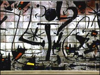 Detalhe de 'Alicia', de Joan Miró e Josep Artigas