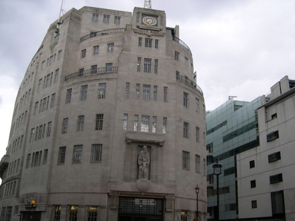 Broadcasting House at the end of August 2010