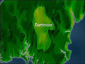 Dartmoor map