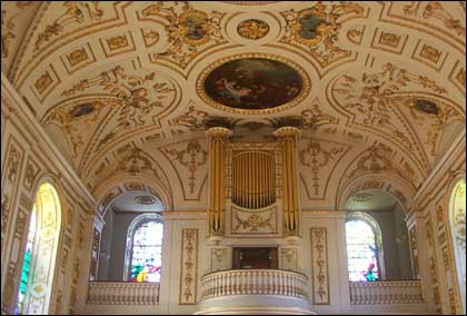Witley Church - the ceiling