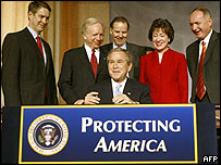 صدر بش اور سلامتی کی ٹیم