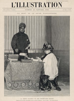Queen Victoria and Munshi Abdul Karim her Muslim servant <br />(Mary Evans Picture Library )