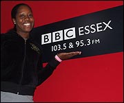 Sarah Claxton at BBC Essex