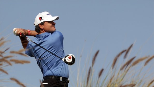 Paul Lawrie at the Qatar Open