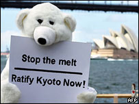 Muitos querem mais do que a ratificação do tratado de Quioto 