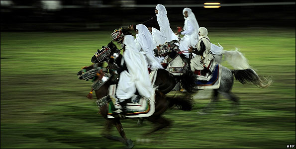 Berber horsemen in Rome, 30 Aug 10