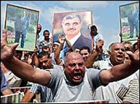 Stoupenci Rafíka Harírího