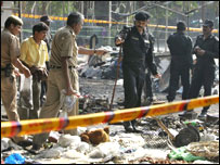 धमाकों के बाद सुरक्षा 