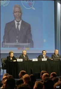 کوفی عنان، دبير کل سازمان ملل دومين سخنران افتتاحيه اجلاس 