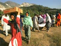 زلزله زدگان پاکستانی