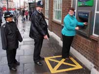 Bank Cash Machine Yellow Box