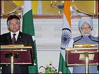 منموہن سنگھ اور مشرف