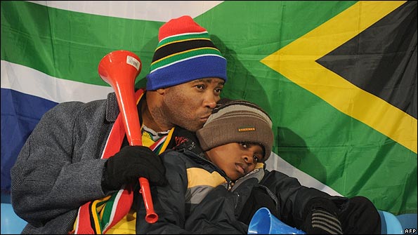 South Africa supporters