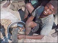 Angolan diamond mine