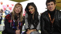 Nicole Scherzinger chats with Vernon Kay & Sara Cox at BBC Radio 1's Big Weekend, 2011