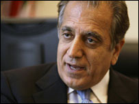 O embaixador dos Estados Unidos na ONU, Zalmay Khalizad