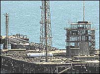 Irak'ta bir petrol terminali