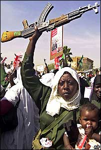 تظاهرات در حمايت از دولت سودان در خارطوم