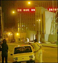 Havana'da tartışma yaratan elektronik pano