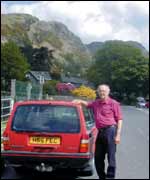 John tackles Wrynose Pass
