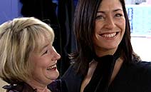 Shirley and Della are happy