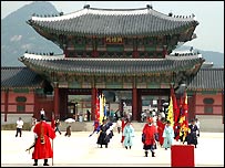 Cung điện Gyeongbok ở thủ đô Seoul
