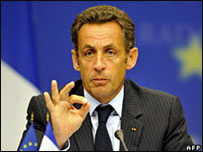Tổng thống Pháp Nicolas Sarkozy