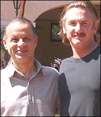 شون پن و اکبر گنجی