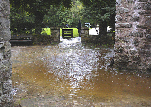 paddling pool at Loggerheads