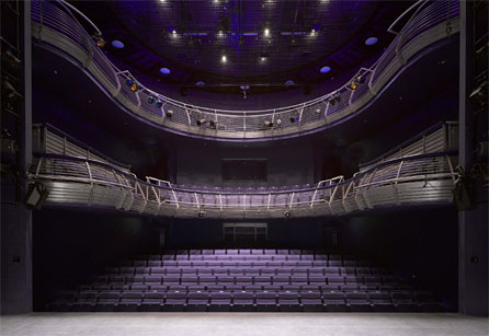 The interior of the Richard Burton Theatre. Photo: Nick Guttridge/BFLS 