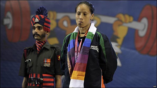 Indian weightlifter Soniya Chanu