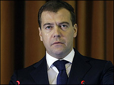 El presidente ruso, Dmitry Medvedev