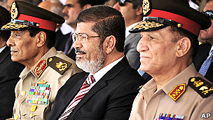 مرسي وطنطاوي وعنان