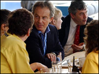 تونی بلر و گوردون براون 