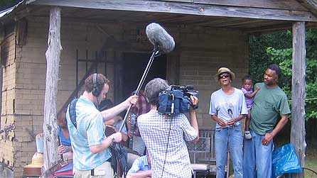 Filming in Mississippi
