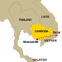 Map of Cambodia