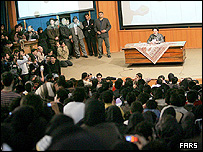 خاتمی در دانشگاه تهران