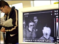 Verificação de temperatura na chegada a Taiwan