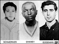  24 سالہ مائیکل شیورنر ، 21 سالہ چینی، اور 20 سالہ اینڈی گڈ مین