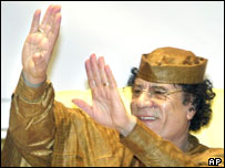 Lãnh đạo Lybia đại tá Muammar Gaddafi