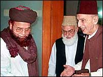 نوابزادہ نصراللہ خان ، قاضی حسین احمد 