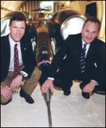 Andy Green and Richard Noble 