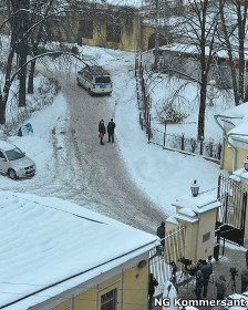 The courtyard where Grandpa Hassan operated