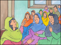 ګلالۍ اودکلي ښځې