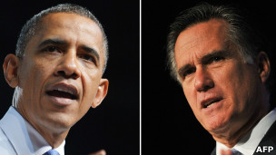 Obama e Romney / AFP