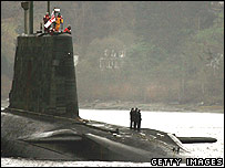 زیردریایی های ونگارد حامی موشک های اتمی ترایدنت